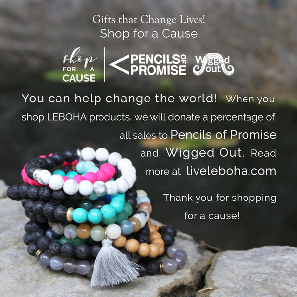 Semi Precious Gemstone Tassel Beaded Bracelet With Lava Beads