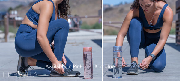 Wide Mouth Pregnancy and Breastfeeding Water Bottle Tracker 32 oz Pink