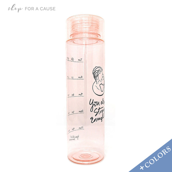 Wide Mouth Pregnancy and Breastfeeding Water Bottle Tracker 32 oz Pink