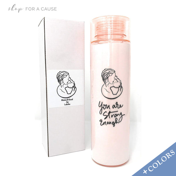 Wide Mouth Pregnancy and Breastfeeding Water Bottle Tracker 32 oz Pink